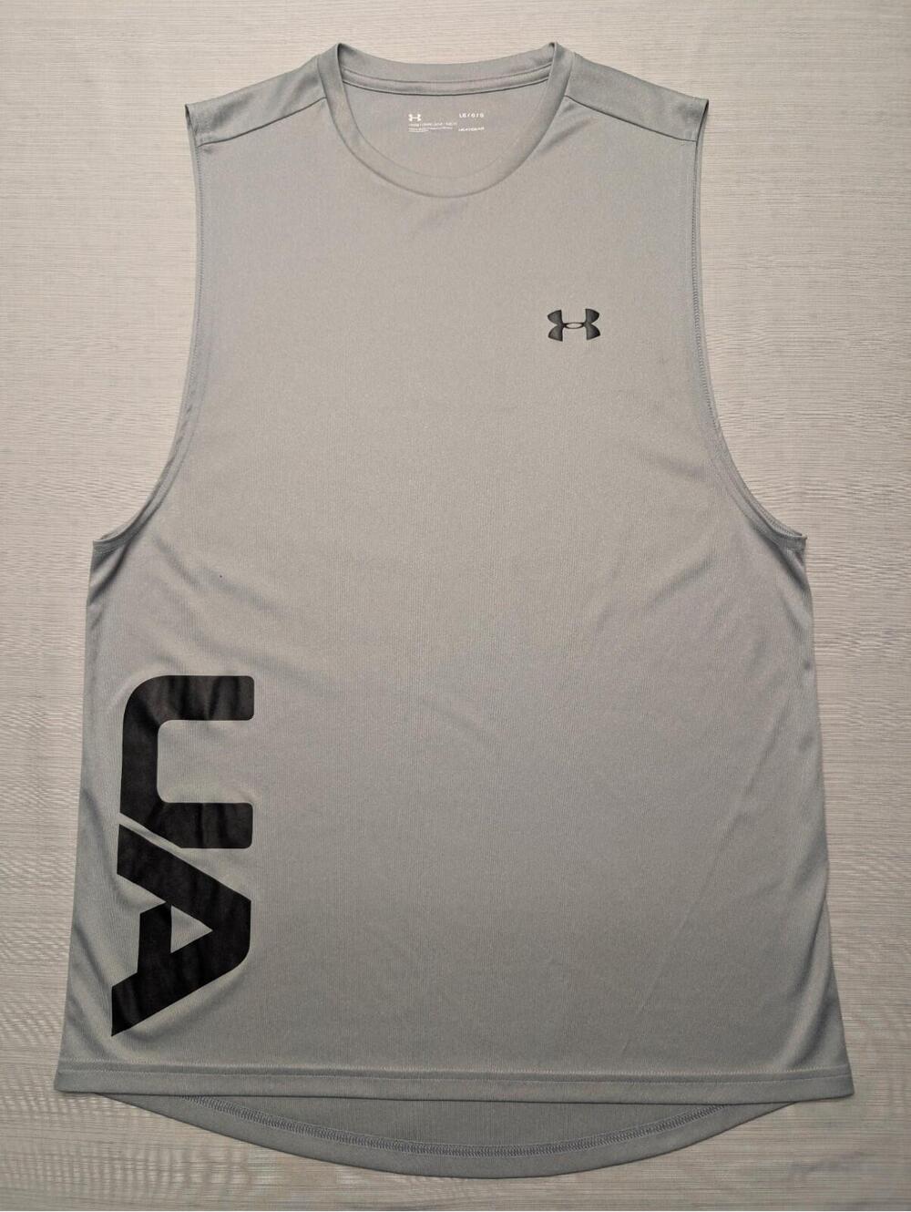 Under Armour Heatgear Left Chest Performance Sleeveless Top Large
